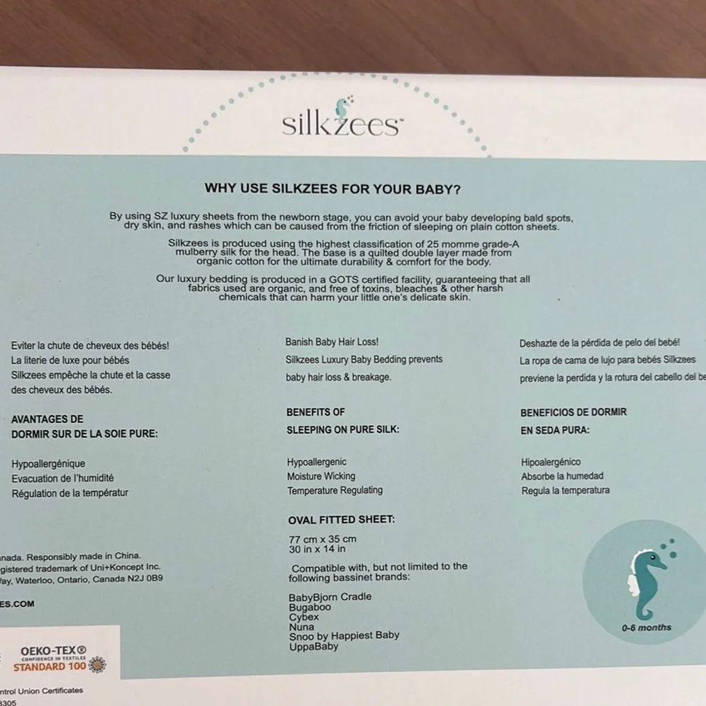 Silkzees Luxury Bassinet Sheet - Picture 11 of 13